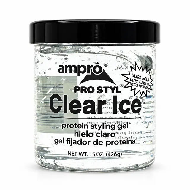 Ampro Protein Styling Gel – Clear Ice - Ultra Hold 426 g