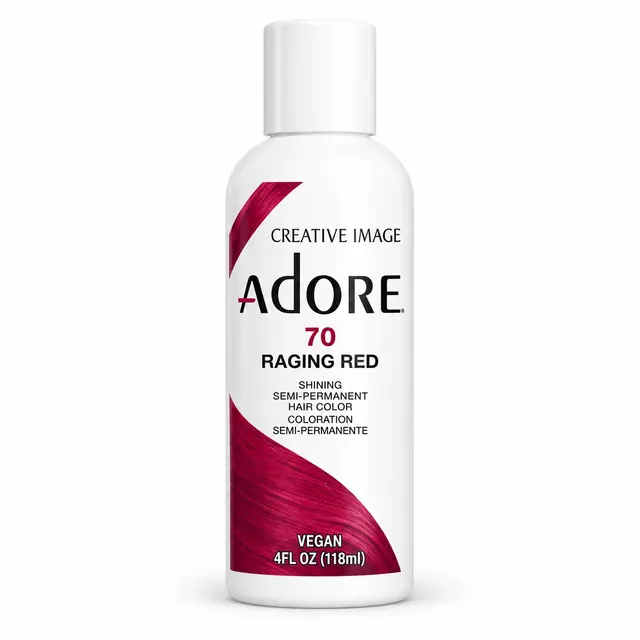 Adore Semi Permanent Hair Color 70 – Raging Red 118ml 1