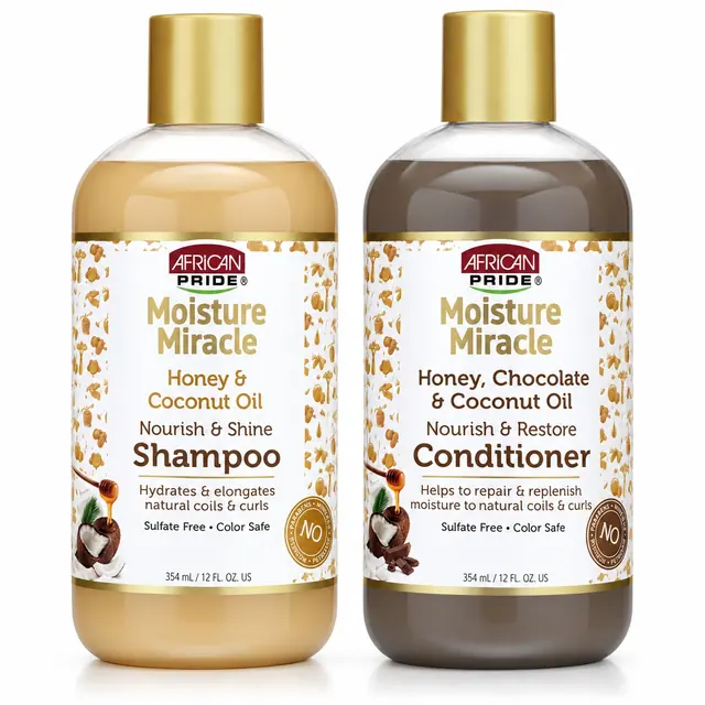 African Pride Moisture Miracle Shampoo en Conditioner Set