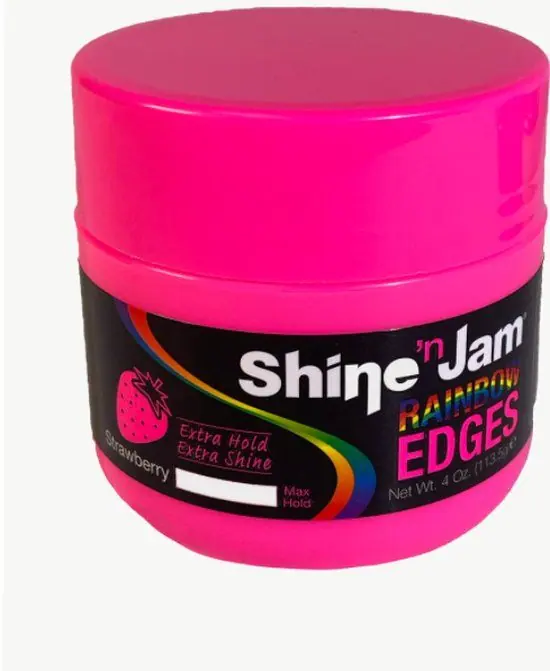Ampro Shine N Jam Rainbow Edges Strawberry 4 oz