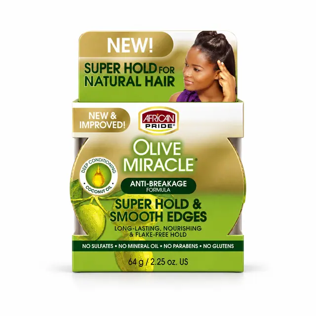African Pride Olive Miracle Silky Smooth Edges 2.25oz
