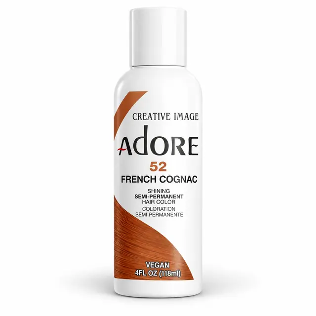 Adore Semi Permanent Hair Color 52 – French Cognac 118ml 1