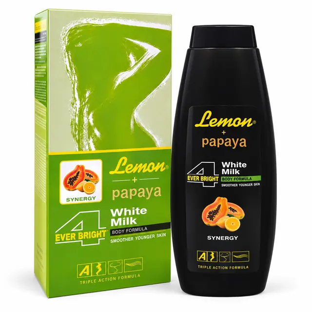 A3 Lemon 4-Ever Bright Body Milk w/Papaya 400ml
