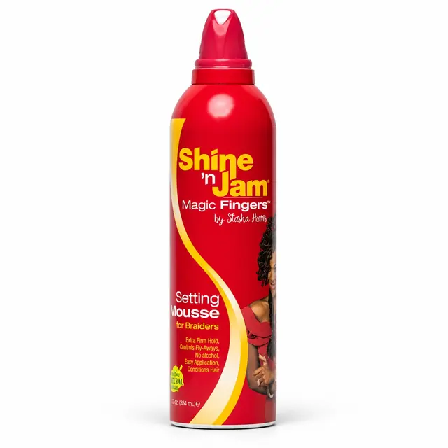 Shine 'n Jam Members, Magic Fingers Setting Mousse 12oz / 354ml 1