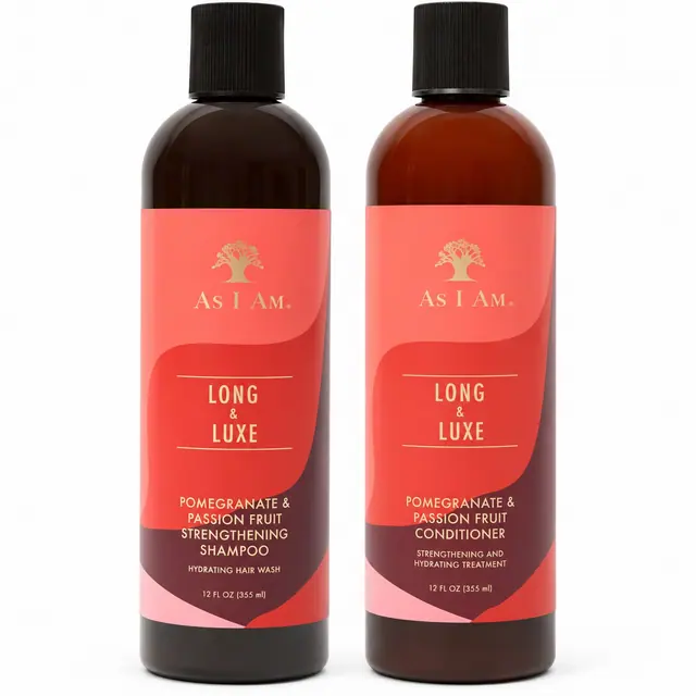As I Am Long & Luxe Strengthening Shampoo & Conditioner Set