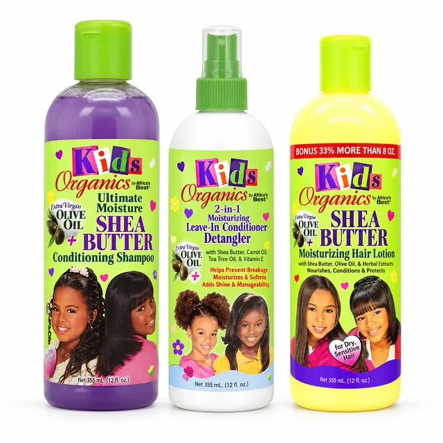 Africa's Best Kids Organic 3 Pieces Hair Care for Kids