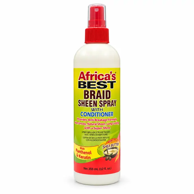 Africa's Best Conditioning Braid Sheen Spray 355ml 1