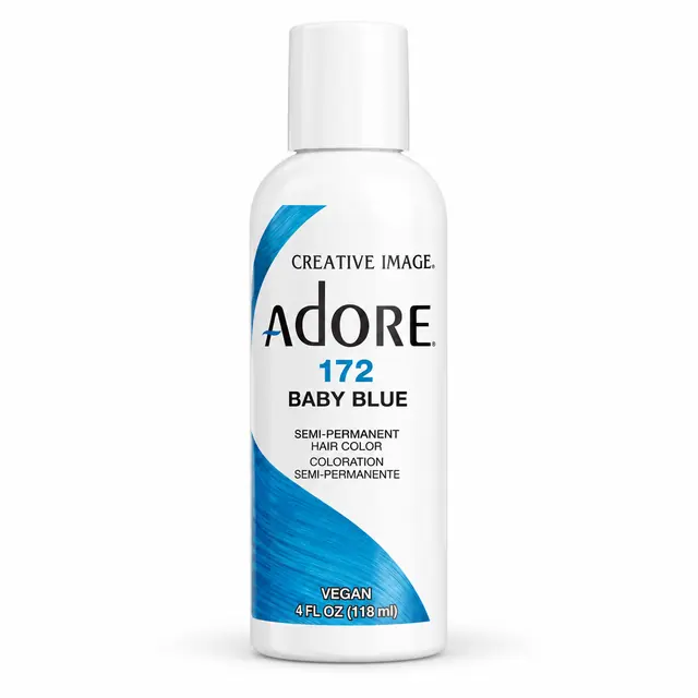 Adore Semi Permanent Hair Color 172 – Baby Blue 118ml 1