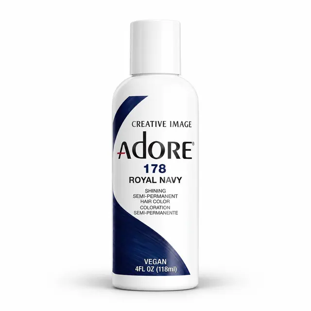 Adore Semi Permanent Hair Color 178- Royal Navy 118ml 1