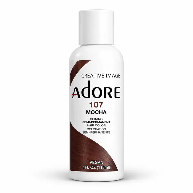 Adore Semi Permanent Hair Color 107 – Mocha 118ml 1