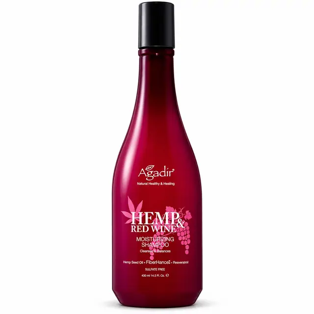 Agadir Hemp & Red Wine Moisturizing Shampoo 430ml