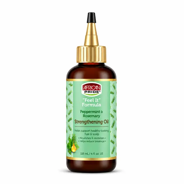 African Pride Pepperment & Rosemary Strengthening Oil 118ml