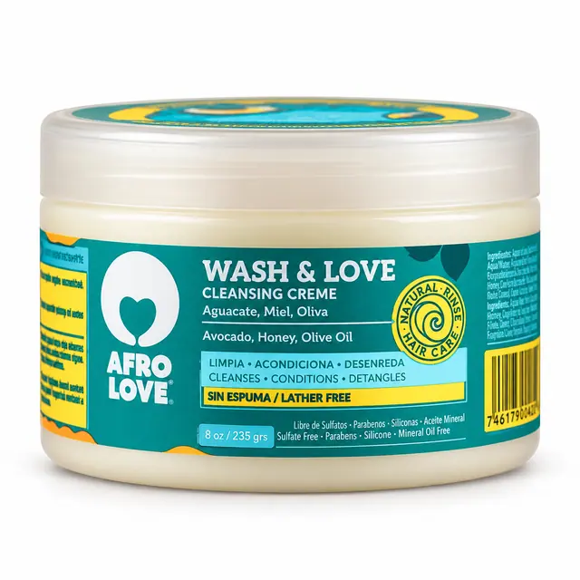 Afro Love Wash & Love Cleansing Creme 8 oz 1