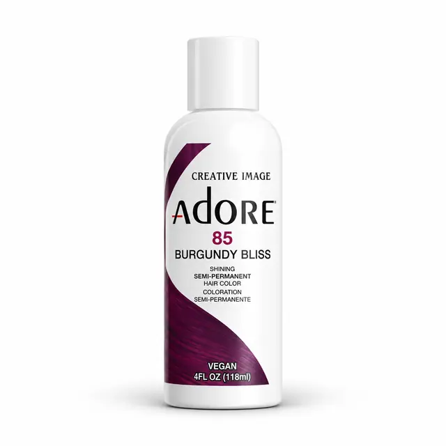 Adore Semi Permanent Hair Color 85- Burgundy Bliss 118ml 1