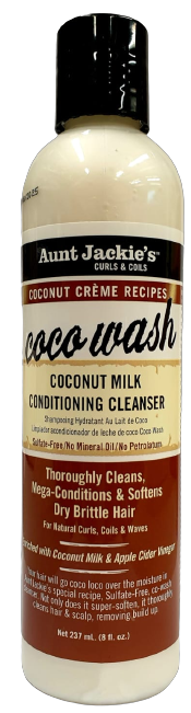 Aunt Jackie's Coco Wash Coconut Milk Conditioning Cleanser 237ml