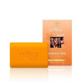 Fair and White Miss White Carrot Exfoliating Soap Tonic Scrub 200g 1