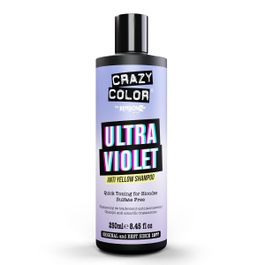 Crazy Color Ultra Violet Anti Yellow Shampoo 250ml.