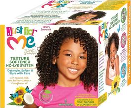 Just For Me Texture Softener No-Lye System Kit 1