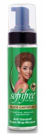 Sof n'free Black Castor Oil Foam Wrap Mousse 200ml