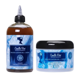 Camille Rose Black Castor Shampoo & Conditioner Set