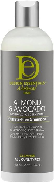 Design Essentials Almond & Avocado Moisturizing & Detangling Sulfate Free Shampoo 8oz 1