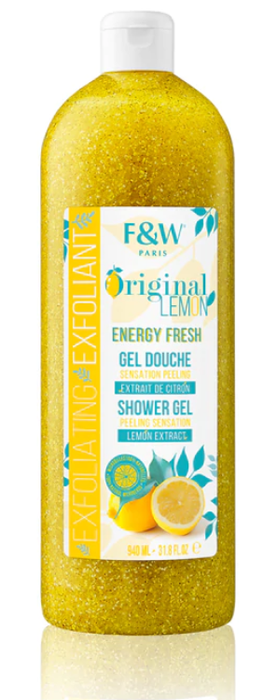 Fair & White Original Lemon Energy Exfolaiting Shower Gel 940ml