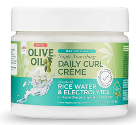 ORS Max Moisture Daily Curl Creme Infused With Rice Water & Eelectrolytes 8oz