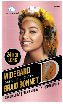 Dream World Wide Band Braid Bonnet XL Design - DRE174D