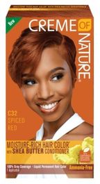 Creme of Nature Moisture-Rich Hair Color Kit C32 Spiced Red