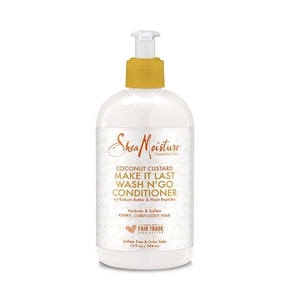 Shea Moisture Coconut Custard Make it Last Wash N' Go Conditioner 384 ml