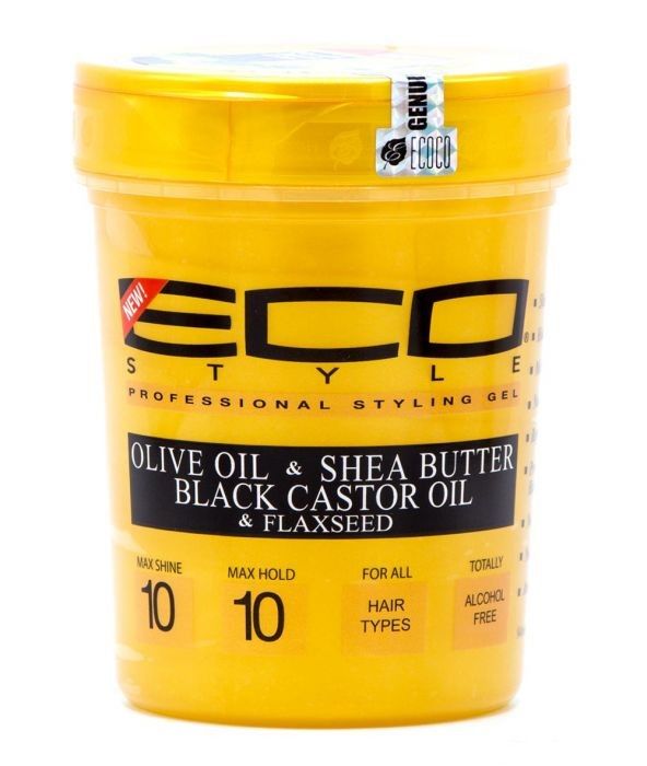 Eco Style Gold Olive Oil & Shea Butter & Black Castor Oil & Flaxseed 32oz