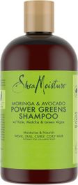 Shea Moisture MORINGA & AVOCADO POWER GREENS SHAMPOO 13 oz / 384 ml