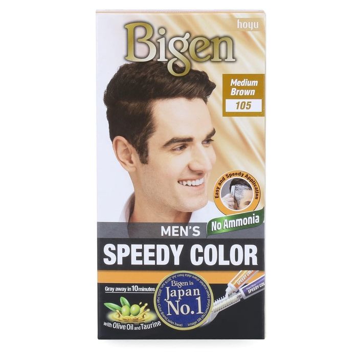 Bigen Mens Hair Colour MediumBrown 1