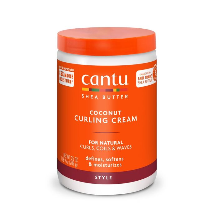 Cantu Natural Hair Coconut Curling Cream Salon Size 709 gr 1