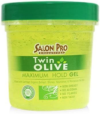 Salon Pro Twin Olive Maximum Hold Gel 8oz