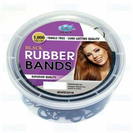 Dream World Rubber Bands 1000CT Black 1