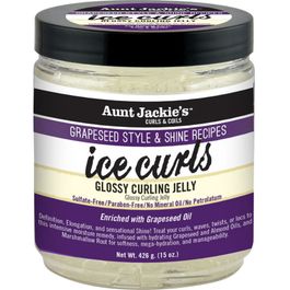 Aunt Jackie's Grapeseed Style & Shine Recipes ICE CURLS Glossy Curling Jelly 426 gr / 15 oz
