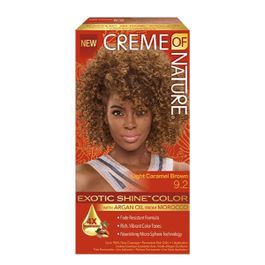 Creme of Nature Exotic Shine Color 9.2 Light Caramel Brown 1