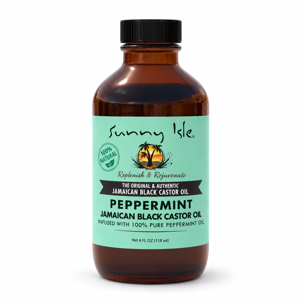 Sunny Isle Jamaican Black Castor Oil Peppermint 118 ml