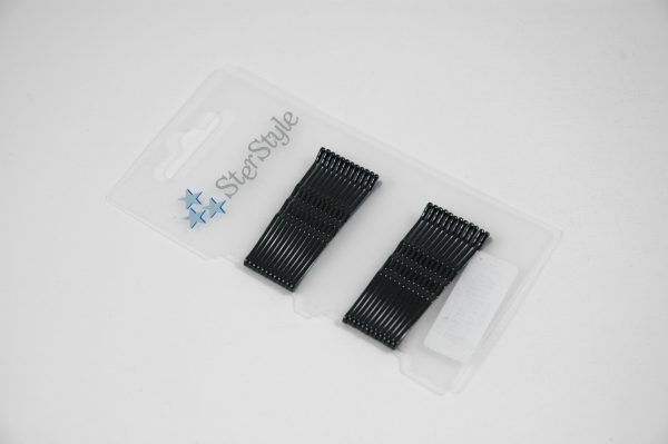 Schuifspelden zwart klein 18 pcs