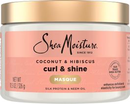 Shea Moisture Coconut & Hibiscus Curl & Shine Hair Masque 340 gr 1