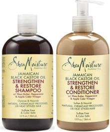 Shea Moisture Jamaican Black Castor Oil Shampoo & Conditioner Set