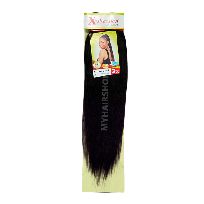 X-Pression Pre-Stretched Braid T1B-Purple