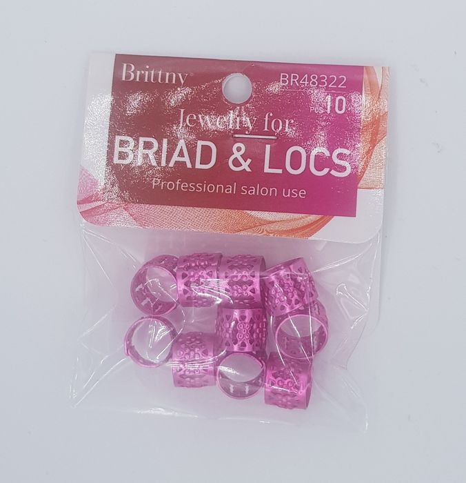BRITTANY JEWELRY FOR BRAID & LOCS PINK 1