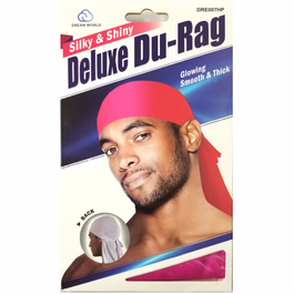 DREAM SMOOTH & THICK DELUXE DU-RAG HOT PINK
