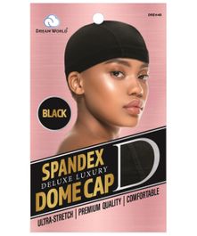 Dream World Womens Dome Cap Black