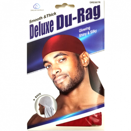 DREAM SMOOTH & THICK DELUXE DU-RAG RED