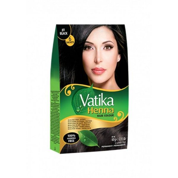 Dabur Vatika Henna Hair Color 6x10gr - Jet Black