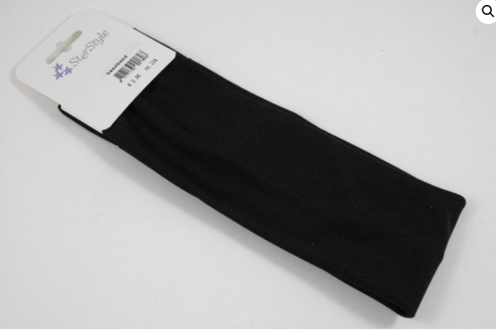Haarband zwart