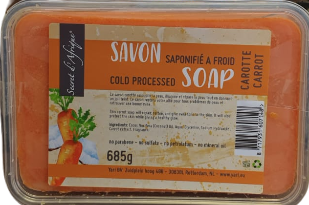 Secret d'Afrique Soap Carotte 685g